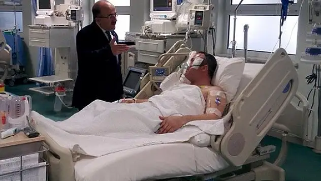 Saldırıya uğrayan otobüs şoförü ilk kez görüntülendi
