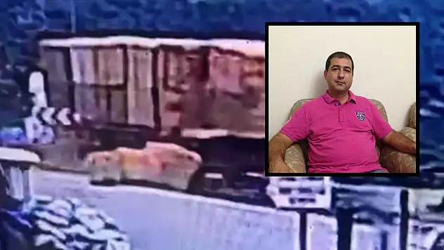 Saman balyalarının altında kalan kişinin ölüm anı kamerada