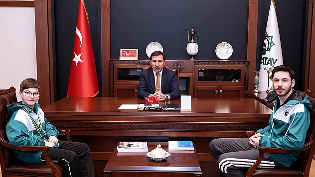 Şampiyon Efe, Başkan Kılca'yı ziyaret etti