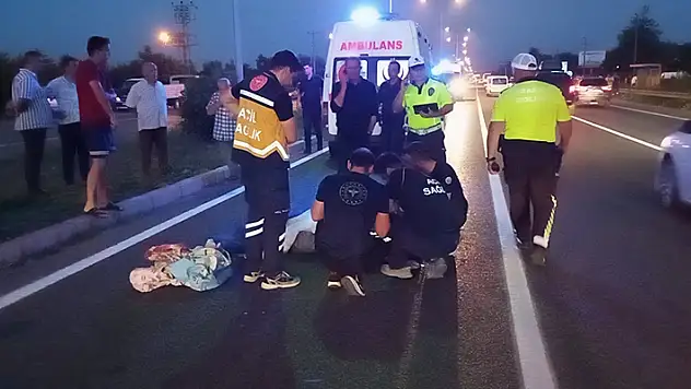 Samsun'da 2 otomobilin çarptığı kadın öldü
