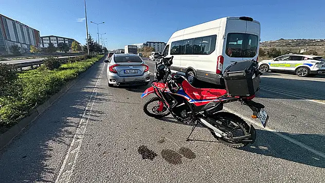 Samsun'da motosiklet ile otomobil çarpıştı: 1 yaralı
