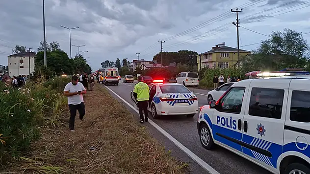 Samsun'da otomobil bisikletliye çarptı: 1 ölü
