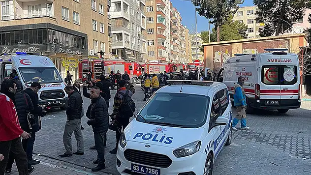 Şanlıurfa'da bir binada doğal gaz nedeniyle patlama oldu
