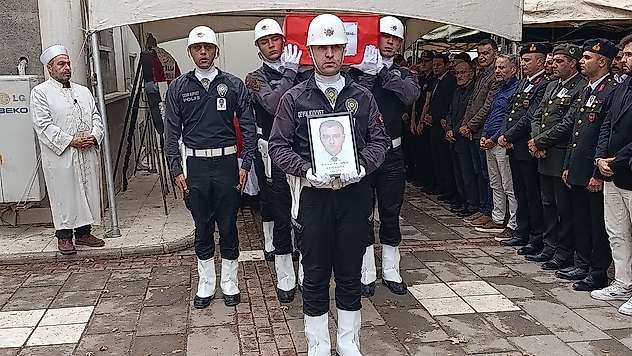 Şanlıurfa'da hayatını kaybeden başkomiser Konya'da uğurlandı