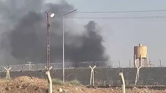 Şanlıurfa'da mısır tarlasına havan mermisi düştü

