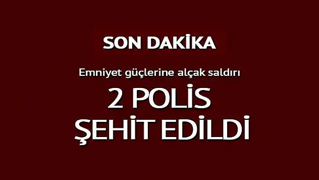 Şanlıurfa'da polise saldırı: 2 şehit!