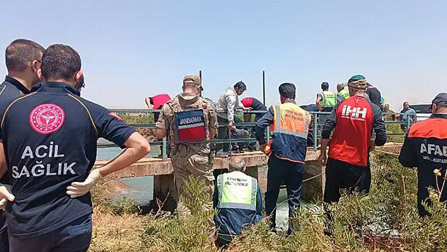 Şanlıurfa'da sulama kanalında erkek cesedi bulundu
