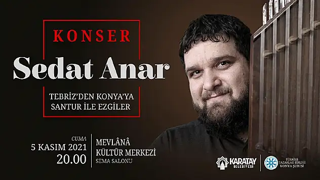 Santuri Sedat Anar, cuma akşamı MKM'de sahnede