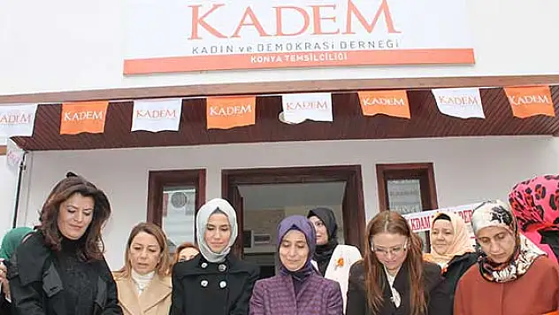 Sare Davutoğlu Konya Kadem binasının açılışını yaptı