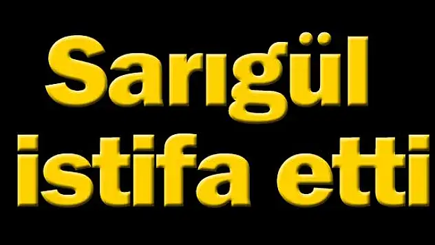 Sarıgül istifa etti