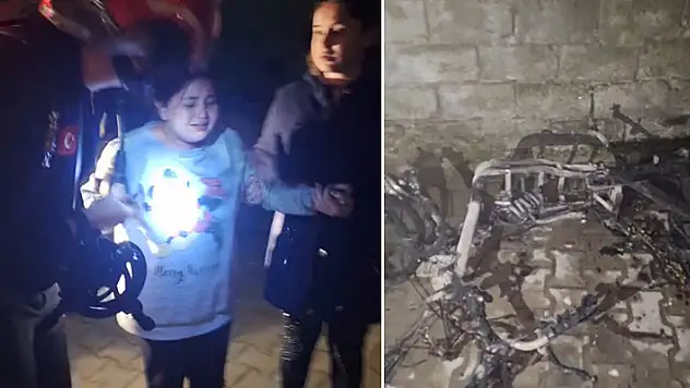 Şarjda bırakılan elektrikli bisiklet patladı
