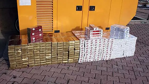 Şarkışla'da sigara kaçakçılığı