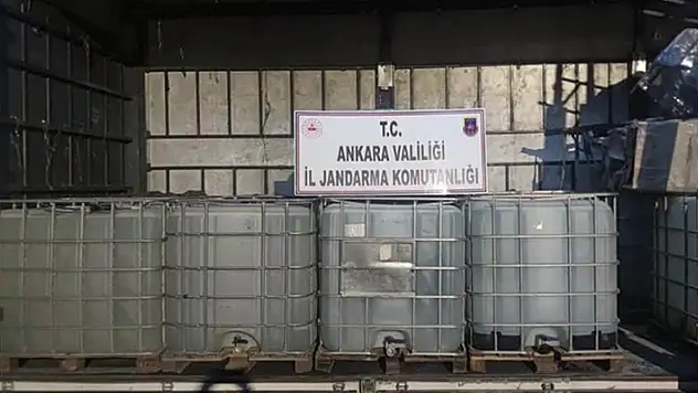 Satmak için Konya'dan Ankara'ya 10 ton etil alkol götüren şüpheli yakalandı