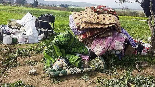 Savaştan kaçan Suriyeliler 'tarlalara' sığınıyor