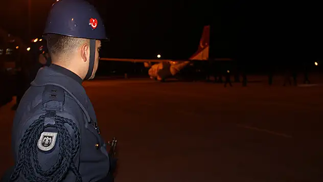 Şehidimizin naaşı Konya'ya getirildi