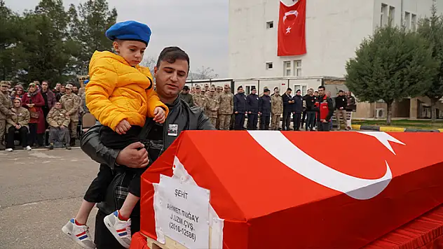 Şehidin cenazesi Adıyaman'daki törenin ardından memleketi Karaman'a gönderildi
