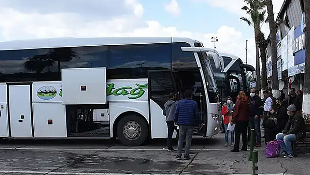 Şehirler arası otobüsler sefere hazır