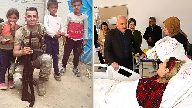Şehit ağabeyinin doğum gününde anne oldu

