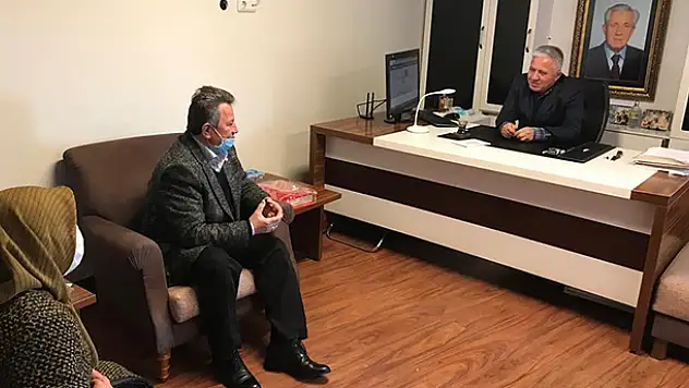 Şehit Ailelerinden Erol Özkaymak'a ziyaret