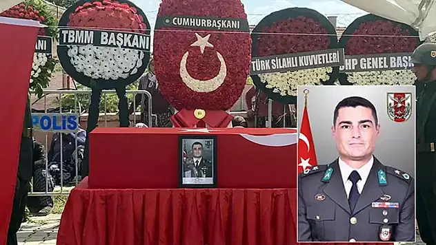 Şehit Binbaşı Osman Ayan son yolculuğuna uğurlandı
