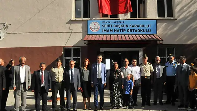 Şehit Coşkun Karabulut'un adı yeni açılan ortaokulda yaşayacak