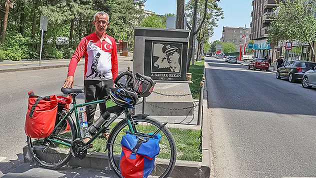 Şehit Emniyet Müdürü Gaffar Okkan için 1250 kilometre pedal çevirecek

