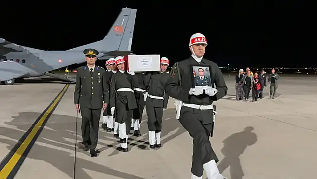 Şehit Piyade Binbaşı Osman Ayan, memleketi Isparta'ya getirildi
