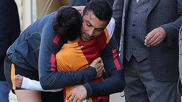 Şehit savcı Kiraz'ın oğlu Galatasaray antrenmanında