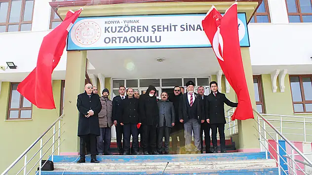 Şehit Sinan Aktay'ın adı eğitim gördüğü okulda yaşatılacak

