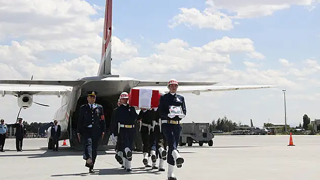 Şehit Üsteğmenin cenazesi memleket Konya'da