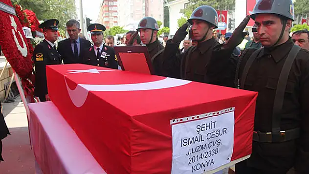 Şehit Uzman Çavuş Cesur, son yolculuğuna uğurlandı