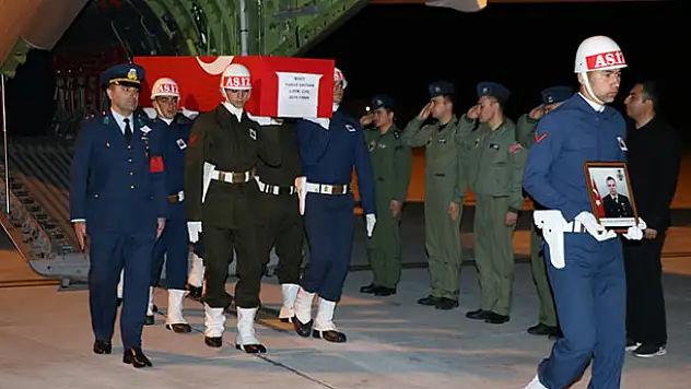 Şehit Yunus Ertürk'ün cenazesi Konya'ya getirildi