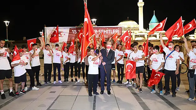 Şehitler için koştular