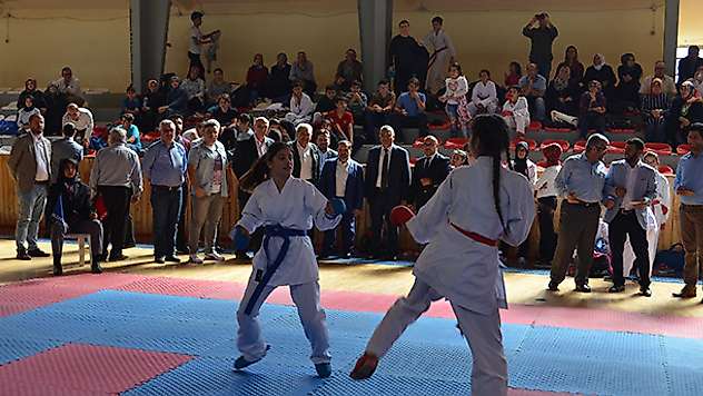 Şehitler ve Gaziler Karate Şampiyonası yapıldı