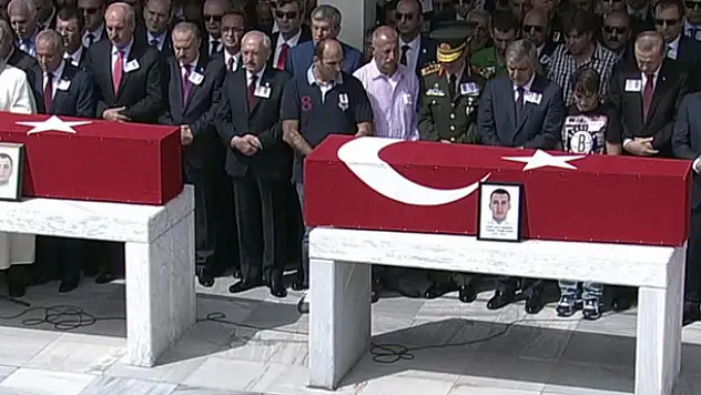 Şehitlere Ankara'da son görev
