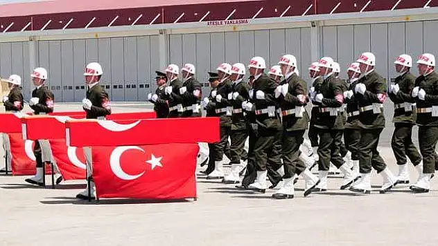 Şehitlerimiz için ilk tören