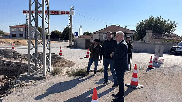 Şehrin en yoğun yerindeki çalışmaları inceledi