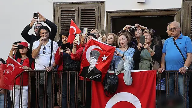 Selanik'teki Atatürk Evi'nde, Türkiye Cumhuriyeti'nin 100. yılı dolayısıyla tören düzenlendi

