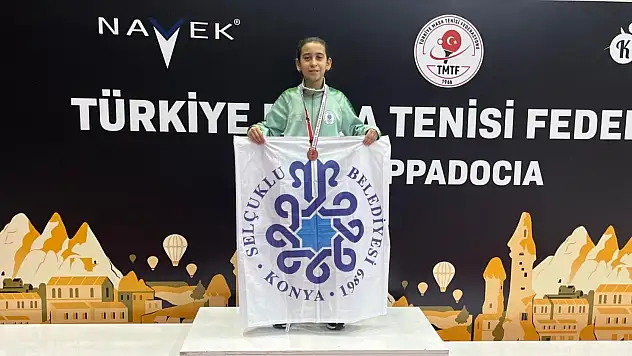 Selçuk Belediyesporlu Tuğçe Kenar Türkiye üçüncüsü