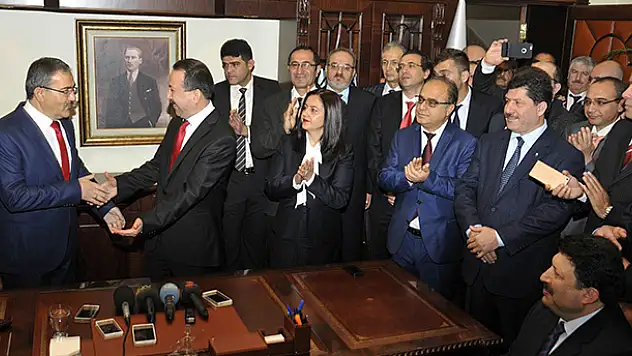 Selçuk'ta devir teslim töreni