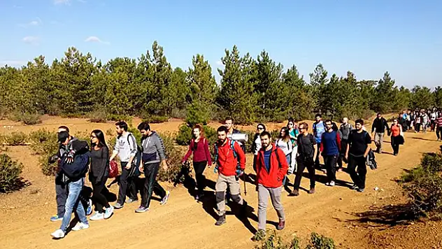 Selçuk Üniversitesi doğa dostları Seydişehir'de