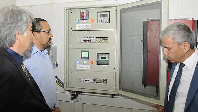 Selçuk Üniversitesi'nde elektrik üretildi