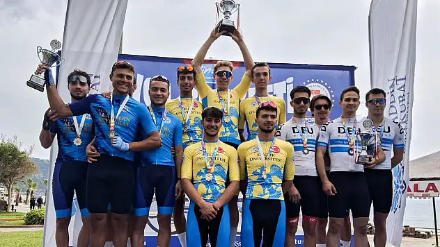 Selçuk Üniversitesi'nin pedalları Türkiye şampiyonu