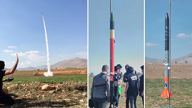 Selçuk Üniversitesi Öğrencilerinden Geliştirilmiş Yerli Roket