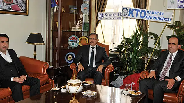 Selçuk Üniversitesi Rektörü Şahin'e ziyaretler sürüyor
