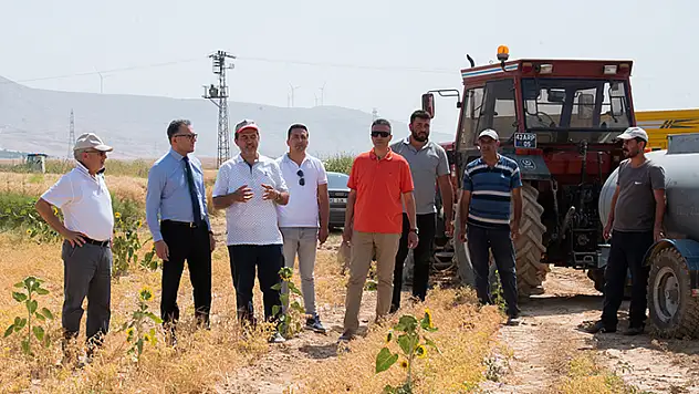 Selçuk Üniversitesi Sarıcalar Araştırma ve Uygulama Çiftliği'nde buğday hasadı başladı
