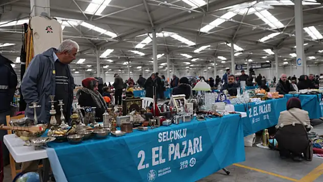 Selçuklu 2. El Pazarı yoğun ilgi görüyor
