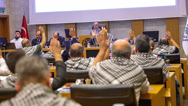 Selçuklu Belediye Meclisi'nden Filistin ve Gazze'ye tam destek
