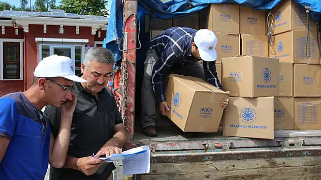 Selçuklu Belediyesi 2 bin 503 aileyi sevindirdi