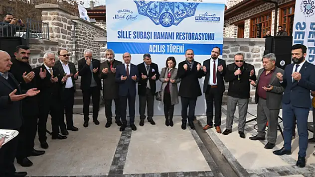 Selçuklu Belediyesi bir ilke daha imza attı! Sille Subaşı Hamamı açıldı